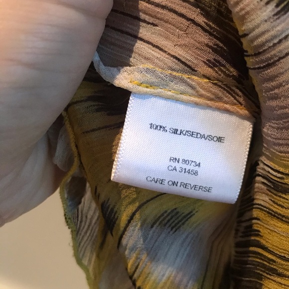 BCBGMaxAzria silk blouse - Picture 9 of 14